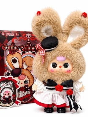 Baby Three Gothic Lolita Bunny Plush Bag Charm - NIB